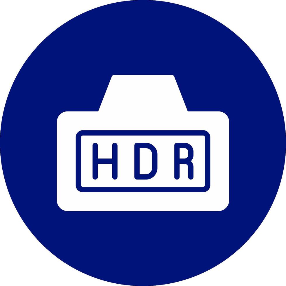 Hdr Creative Icon Design vector