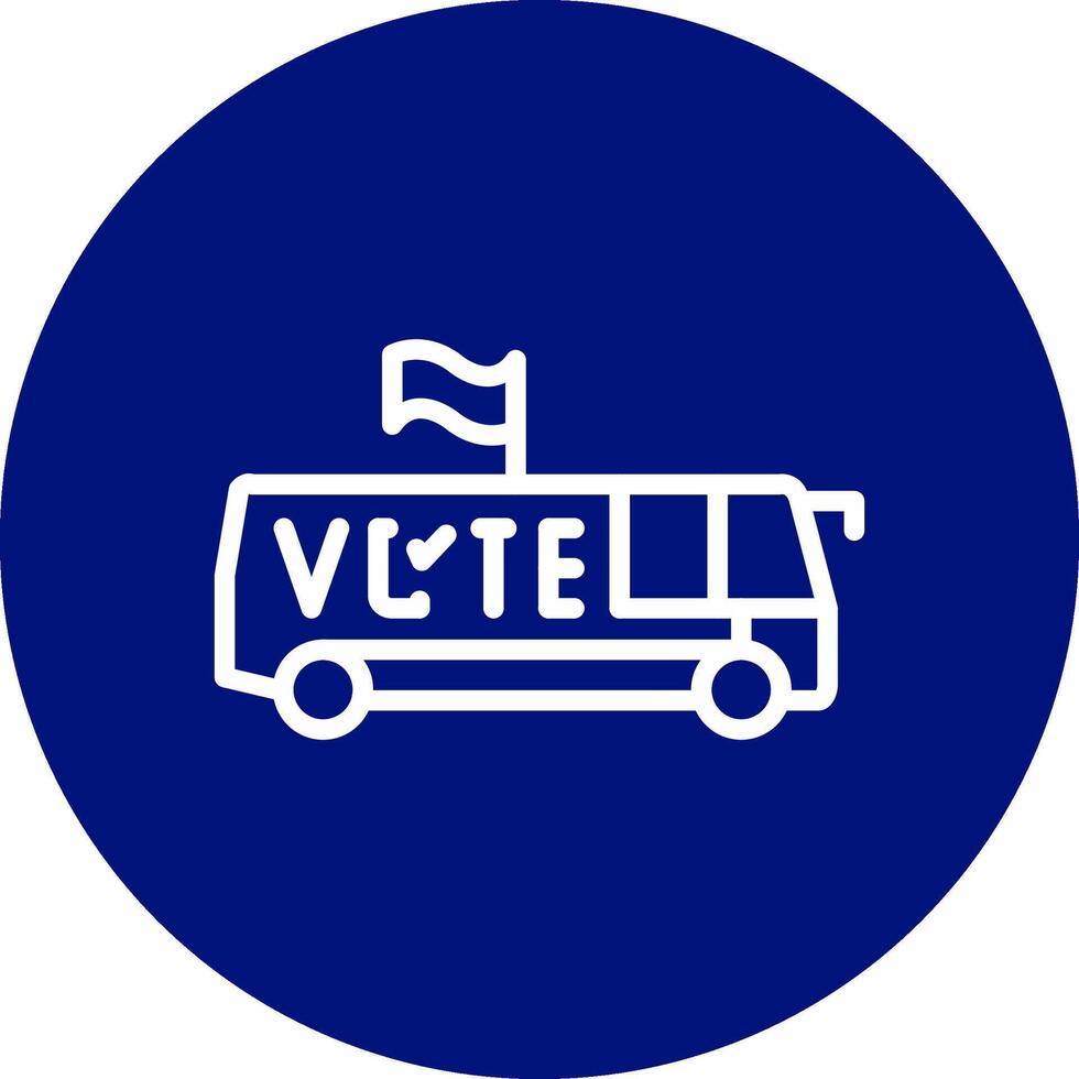 diseño de icono creativo de autobús vector