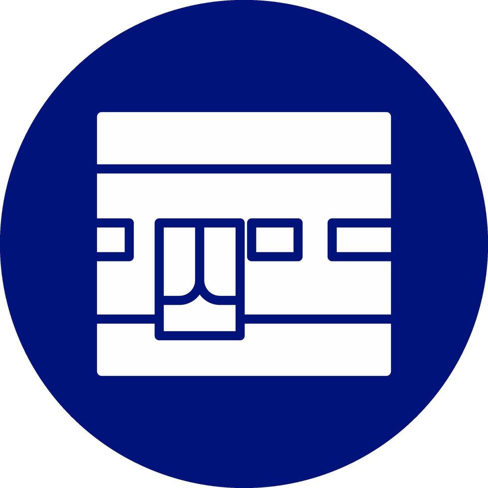 Kaaba Creative Icon Design vector