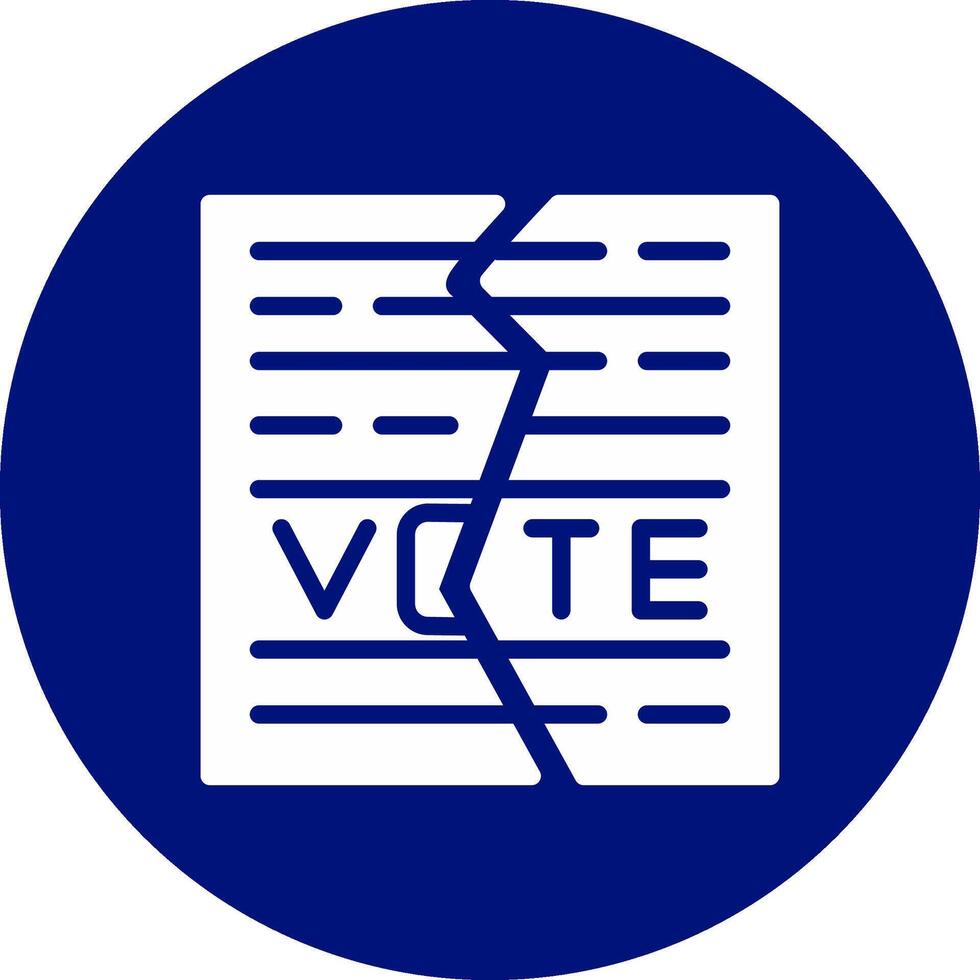 Ballot Creative Icon Design vector