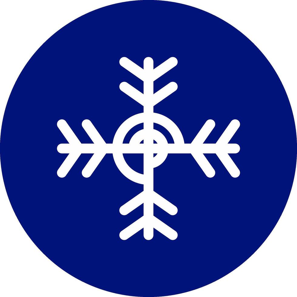 diseño de icono creativo de copo de nieve vector