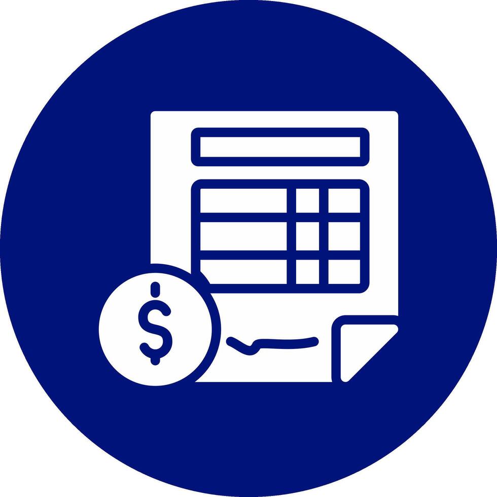 Invoice Creative Icon Design vector