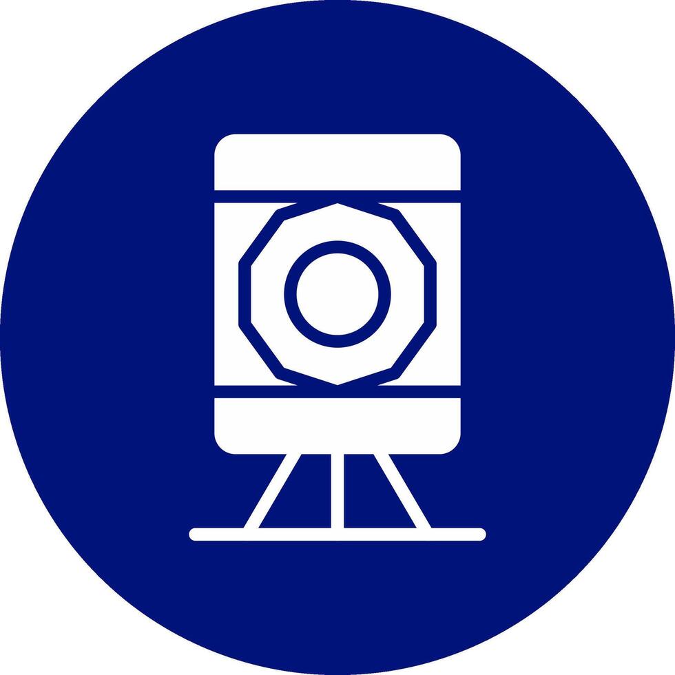 Theodolite Creative Icon Design vector