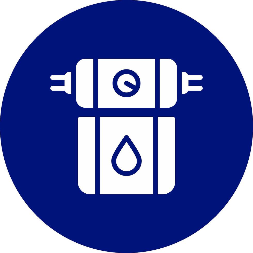 Water Filter Creative Icon Design vector