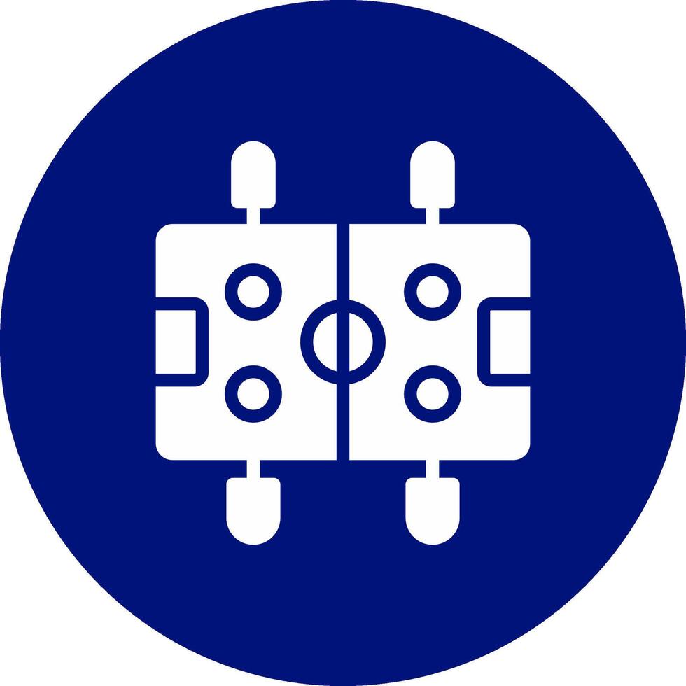 glyph Circle Design vector