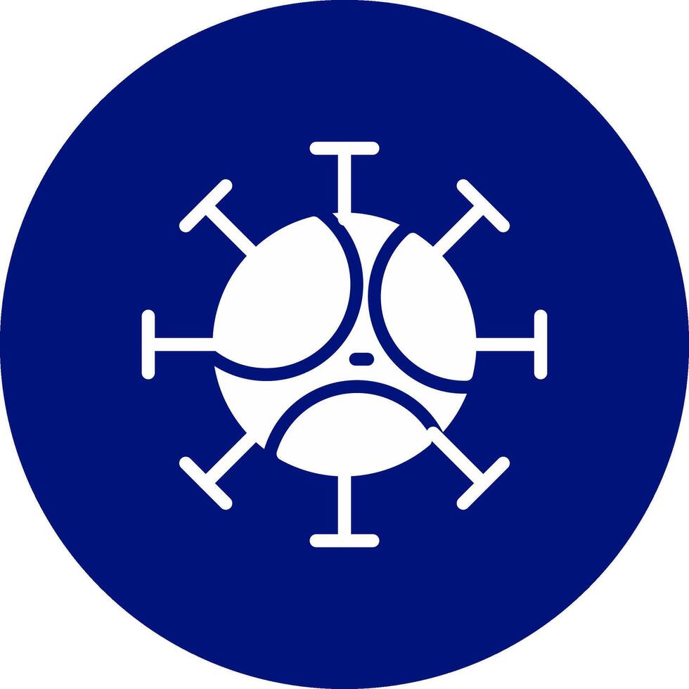Virus Creative Icon Design vector