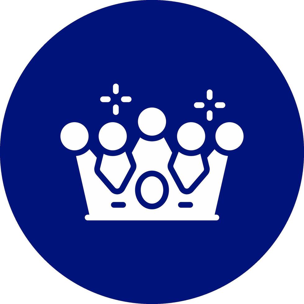 Crown Creative Icon Design vector