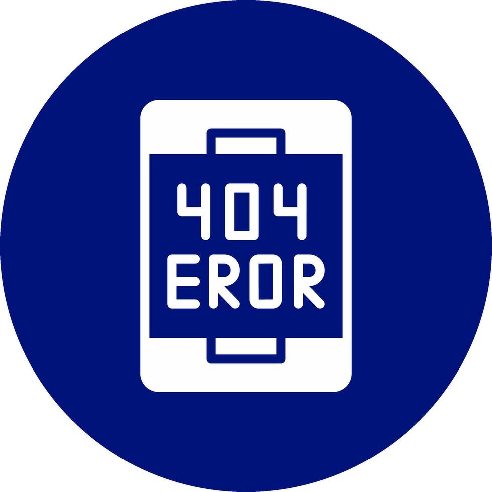 diseño de icono creativo de error vector