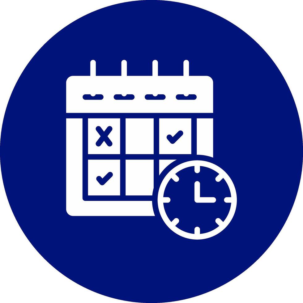 Schedule Creative Icon Design vector