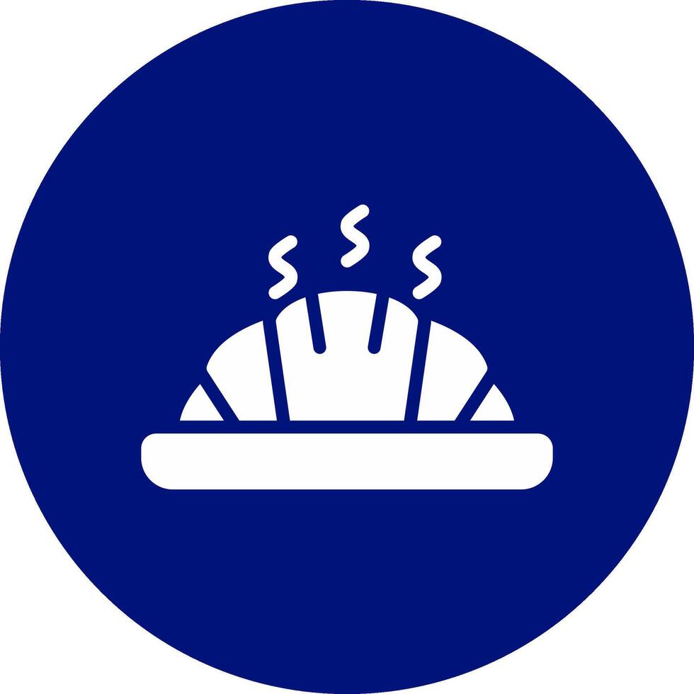 Croissant Creative Icon Design vector