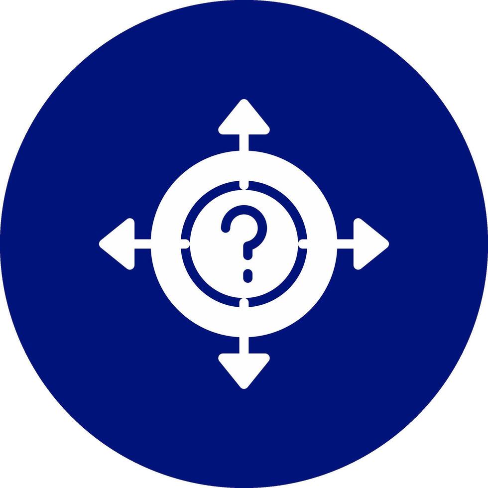 glyph Circle Design vector
