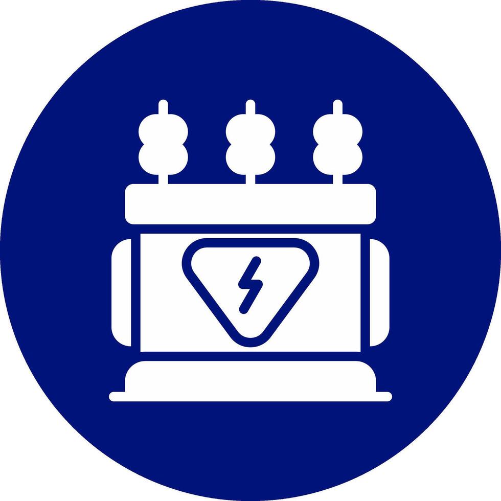 Power Transformer Creative Icon Design vector