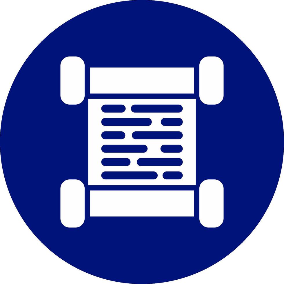 Scroll Creative Icon Design vector