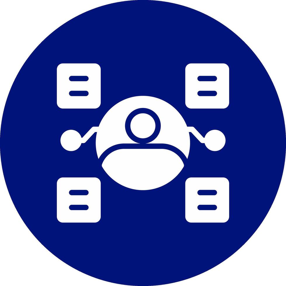 User Predictions Creative Icon Design vector