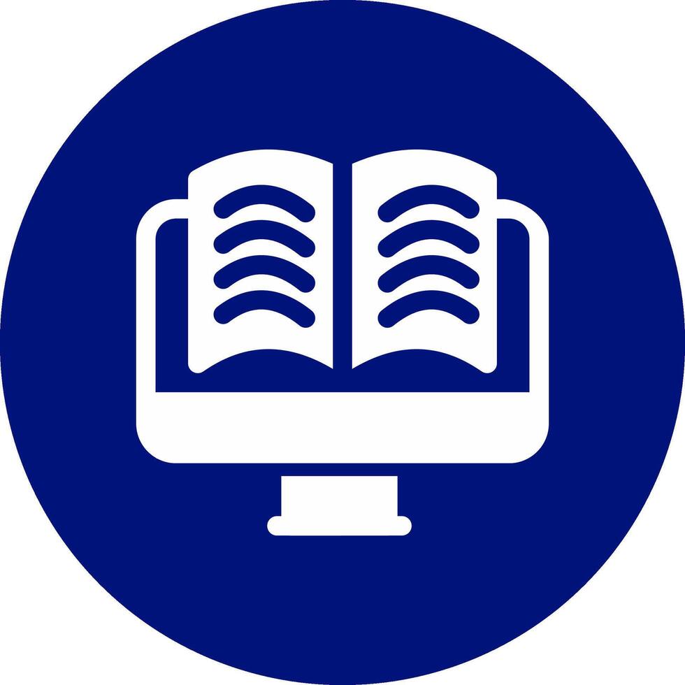 Online Learning Creative Icon Design vector