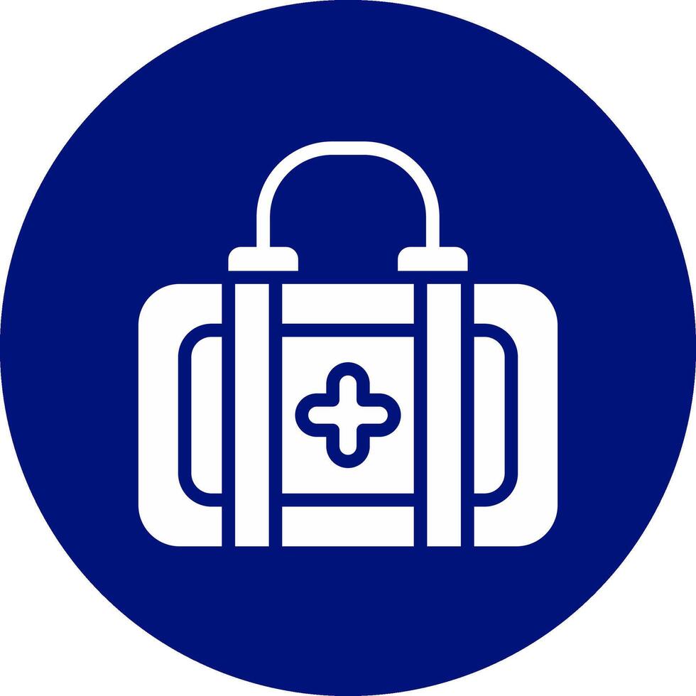 First Aid Kit Creative Icon Design vector