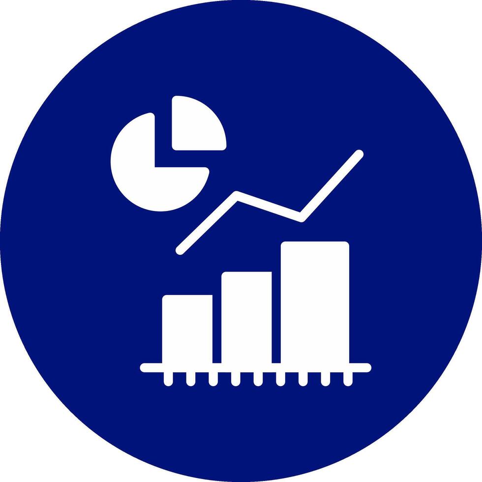 Statistical Analysis Creative Icon Design vector