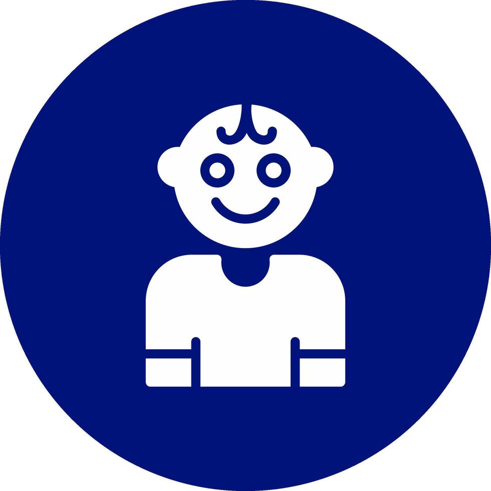Baby Boy Creative Icon Design vector