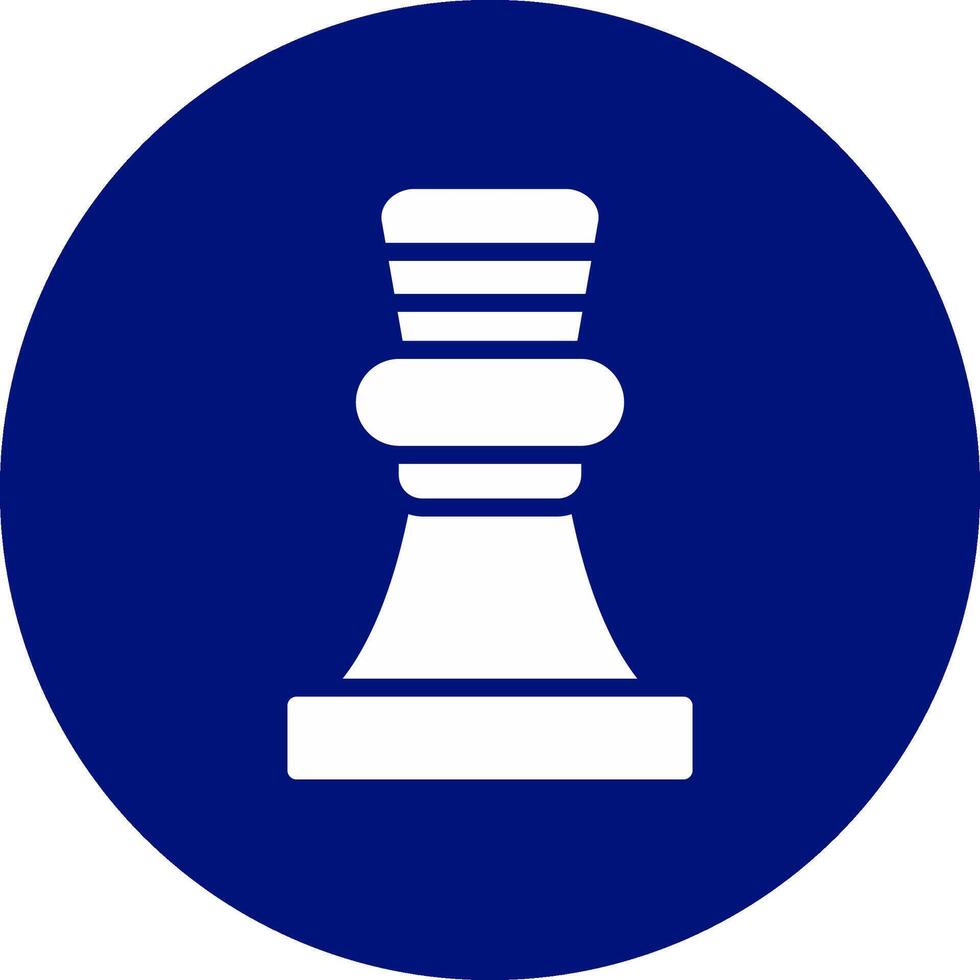Chess Game Creative Icon Design vector