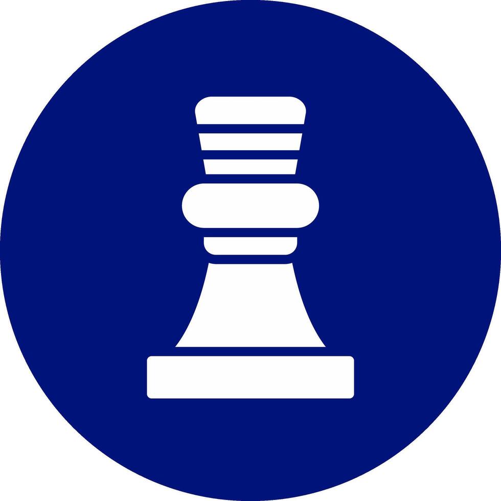 Chess Game Creative Icon Design vector