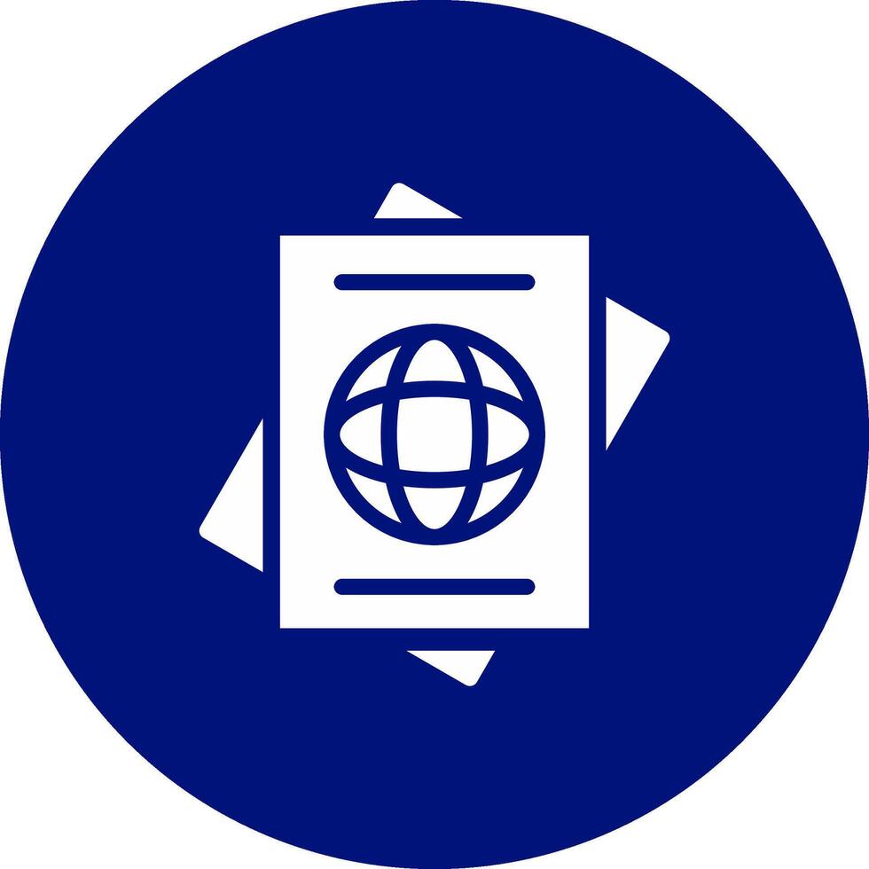 Passport Creative Icon Design vector
