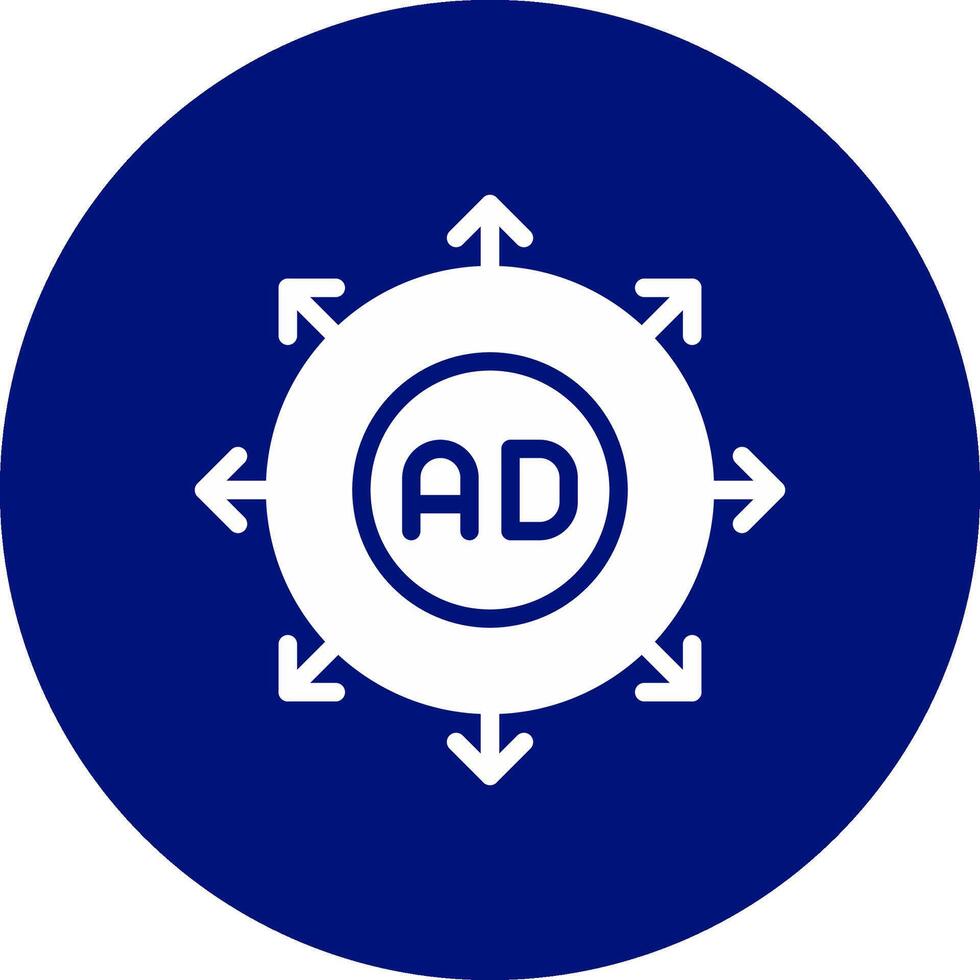 Advertising Submission Creative Icon Design vector