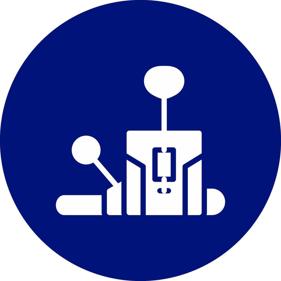 Pilates Chair Creative Icon Design vector