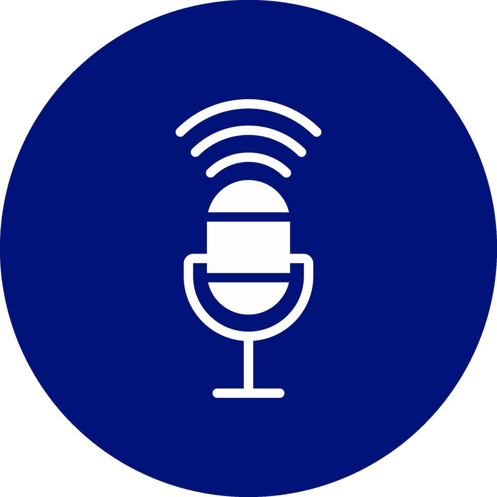 Voice Control Creative Icon Design vector