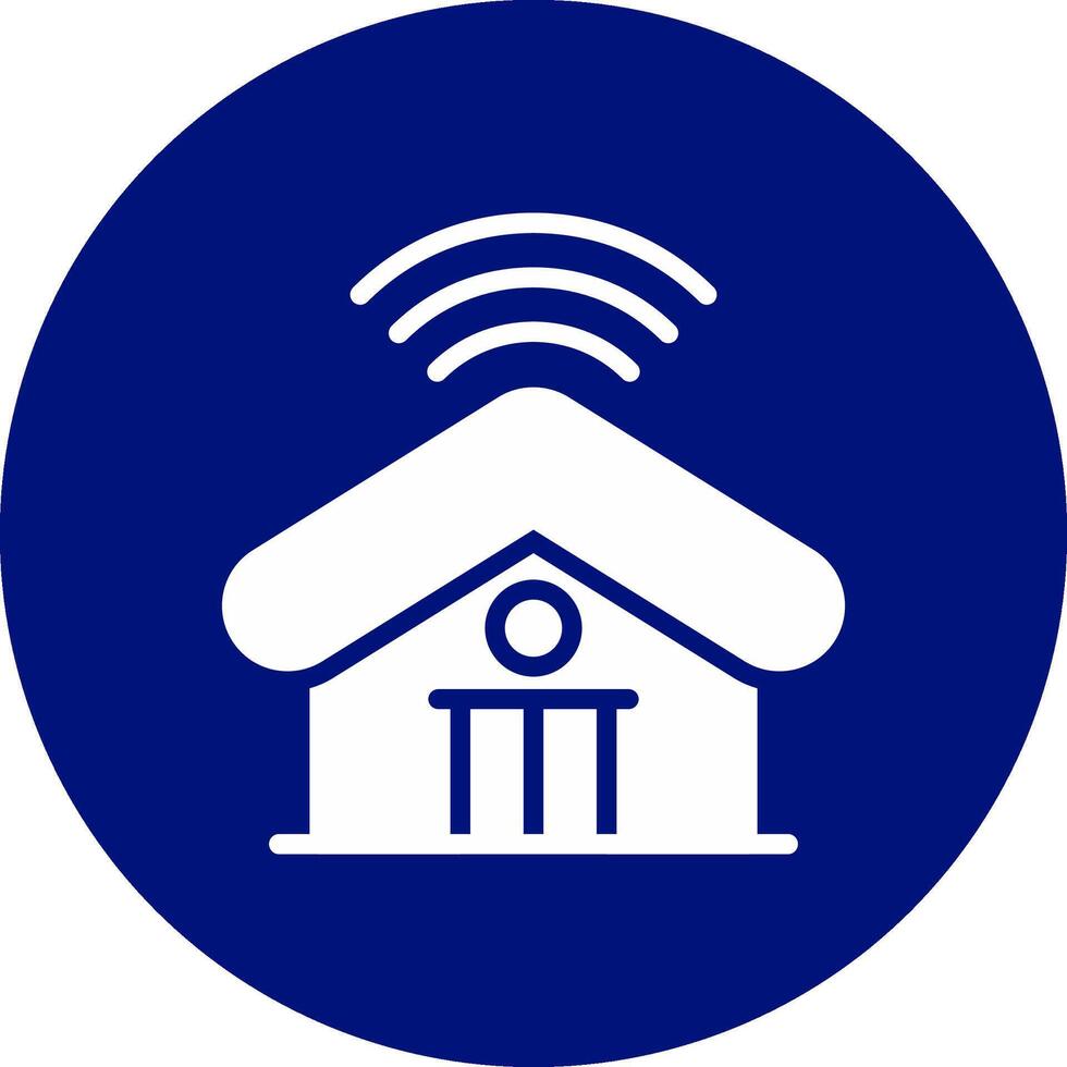 Smart Home Creative Icon Design vector