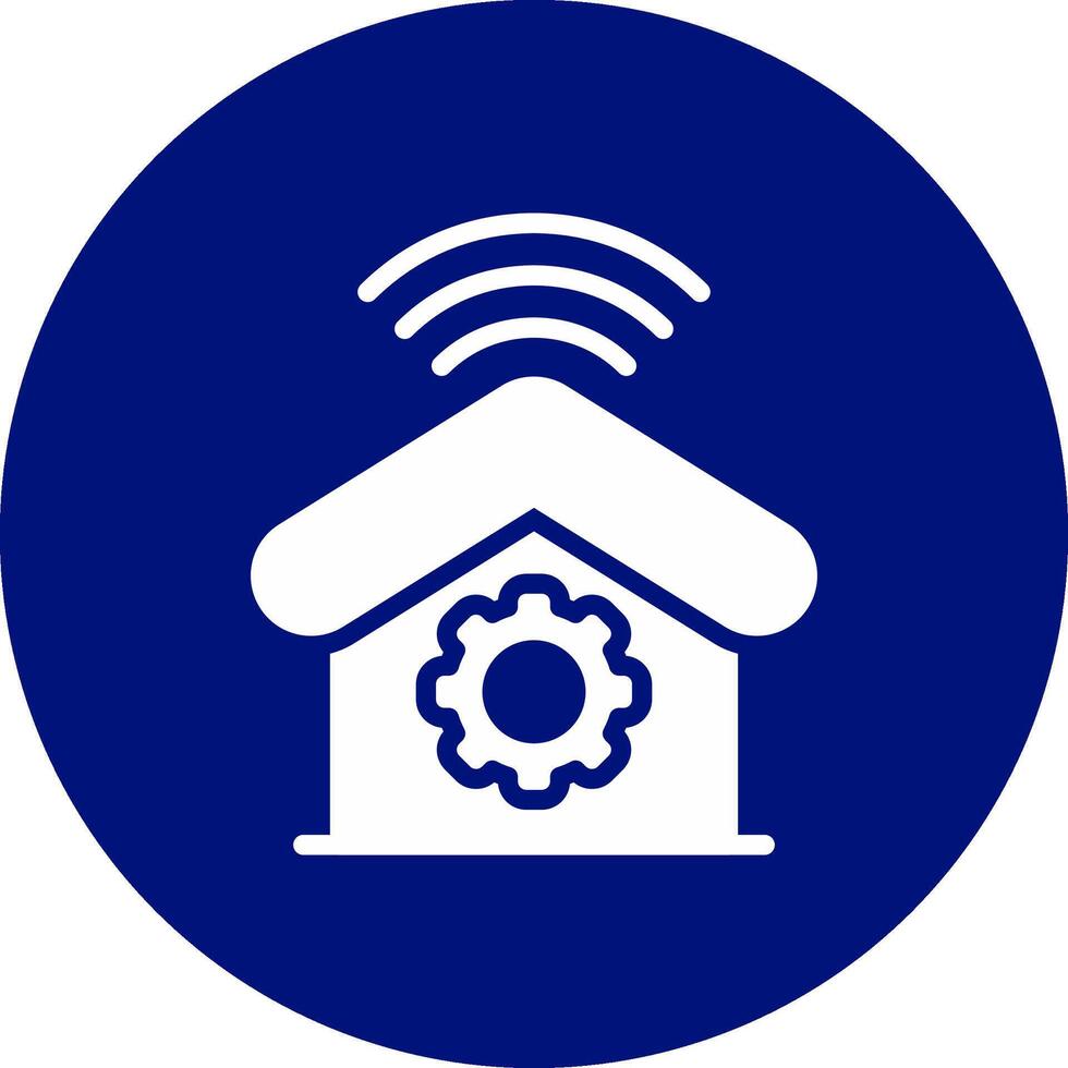 Home Automation Creative Icon Design vector