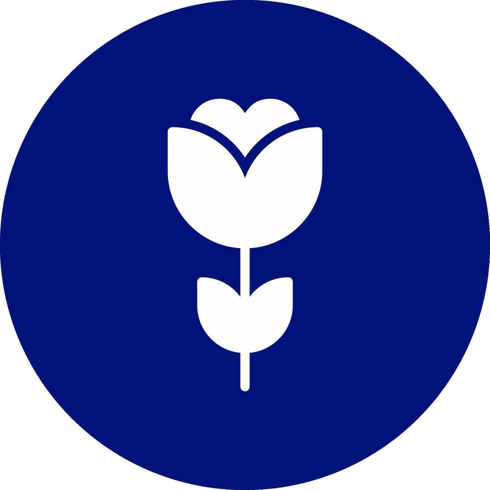 Flower Tulip Creative Icon Design vector