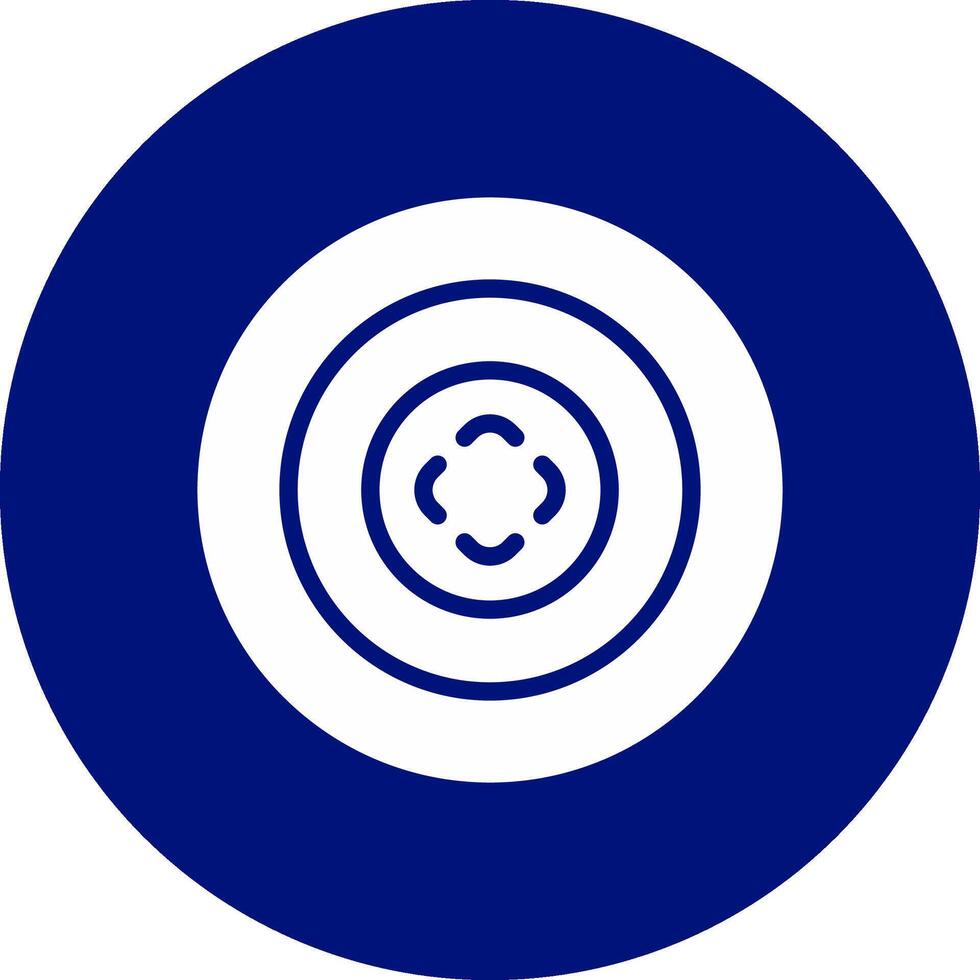 Bullseye Creative Icon Design vector