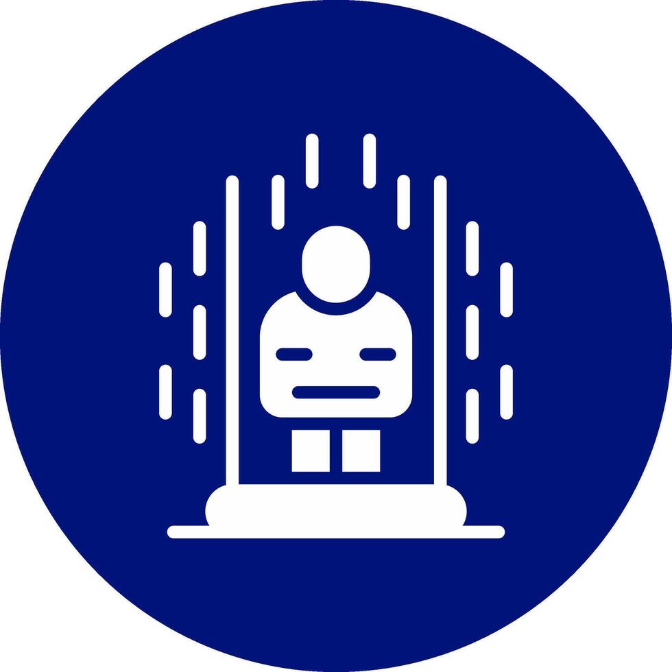 Teleportation Creative Icon Design vector