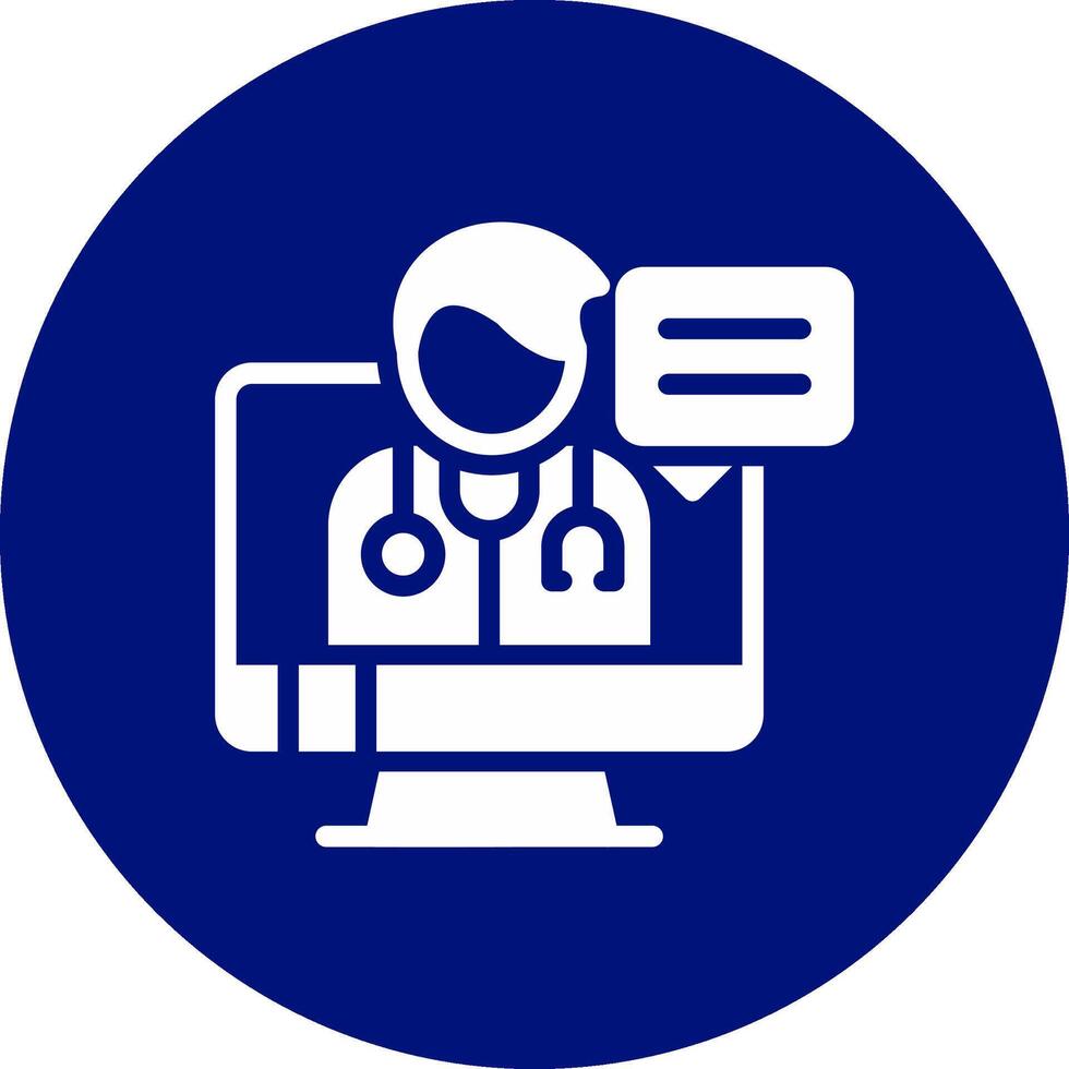 Telemedicine Creative Icon Design vector