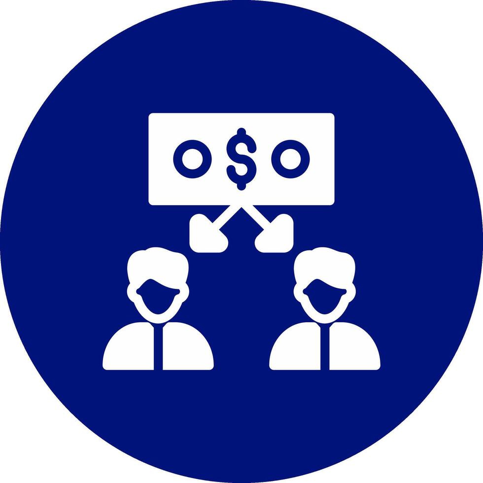 Peer to Peer Lending Creative Icon Design vector