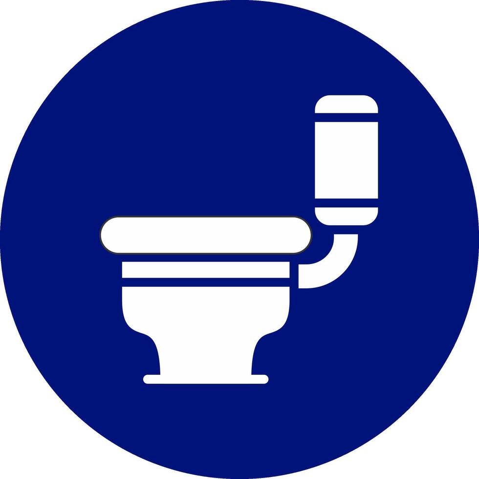 Toilet Creative Icon Design vector