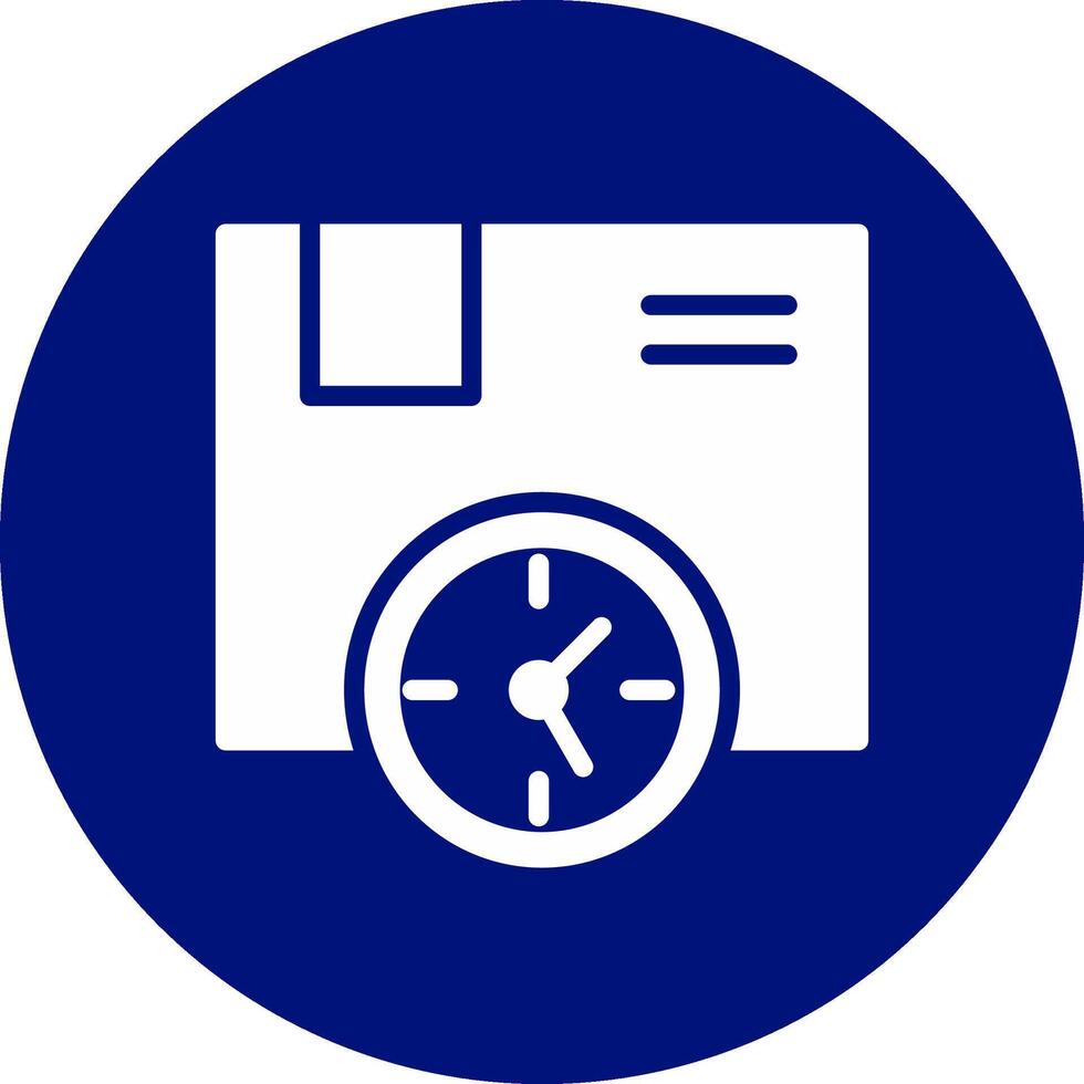 Delivery Time Creative Icon Design vector