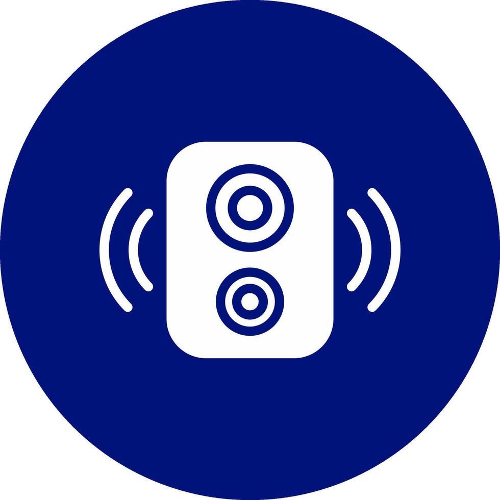 diseño de icono creativo de altavoz vector