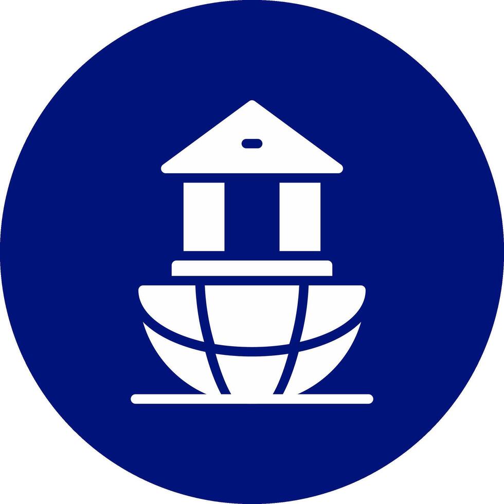 Global Banking Creative Icon Design vector