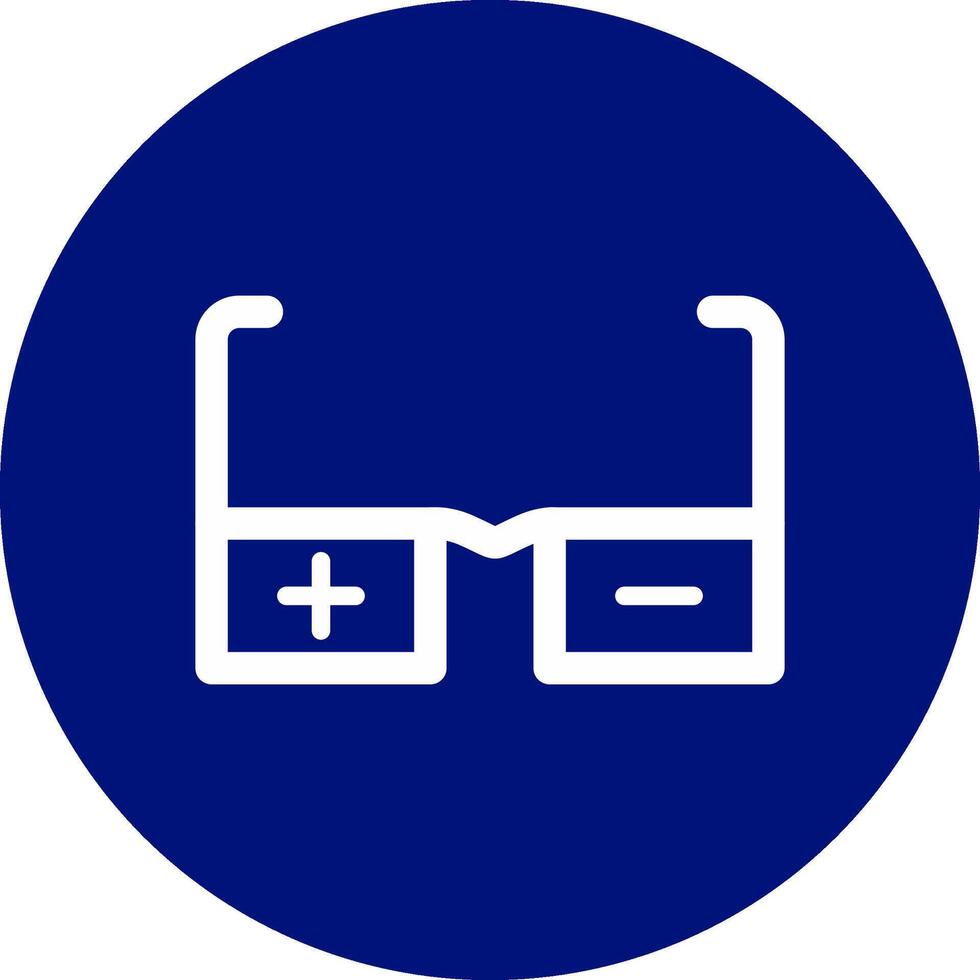 Glasses Prescription Creative Icon Design vector