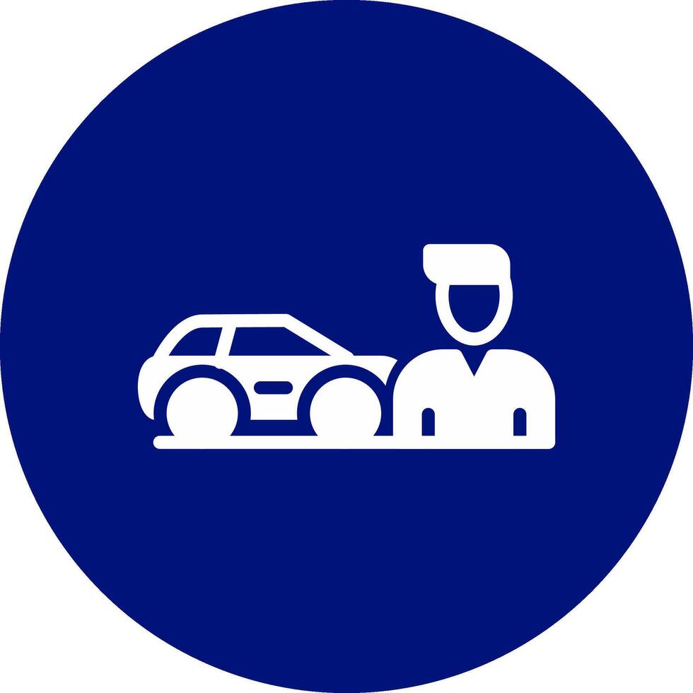Used Car Dealership Creative Icon Design vector