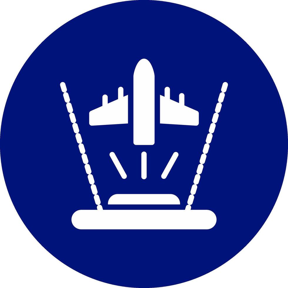 Ar Flight Training Creative Icon Design vector