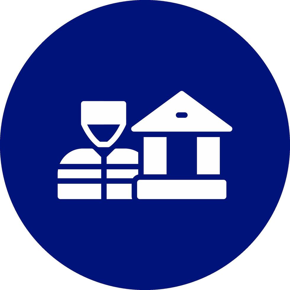 Bank Robbery Creative Icon Design vector