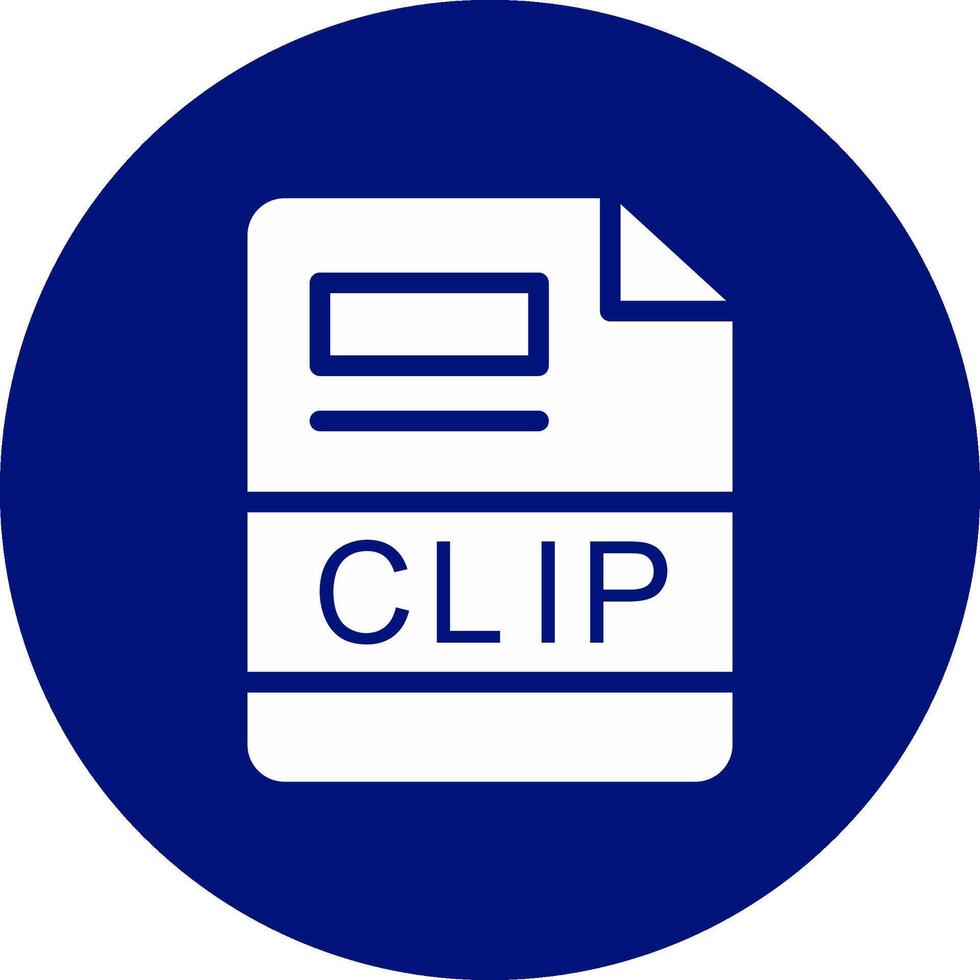 CLIP Creative Icon Design vector