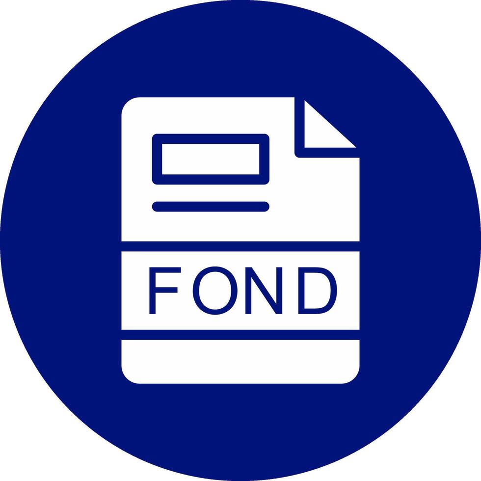 FOND Creative Icon Design vector