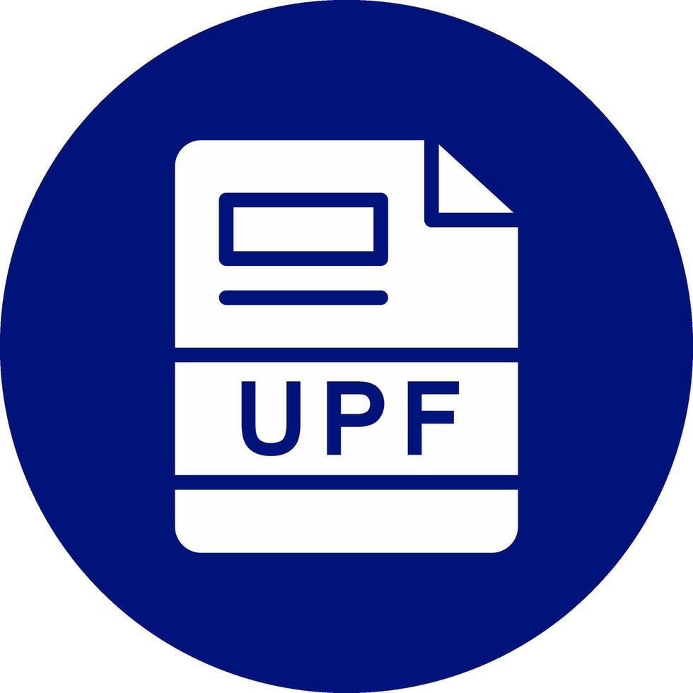 UPF Creative Icon Design vector