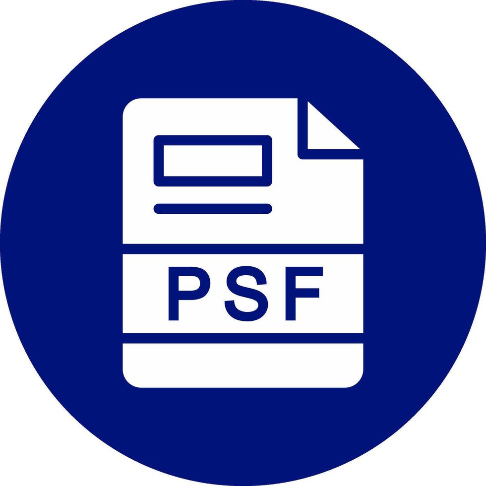 PSF Creative Icon Design vector