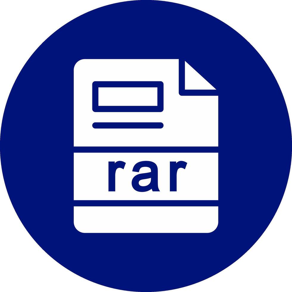 rar Creative Icon Design vector