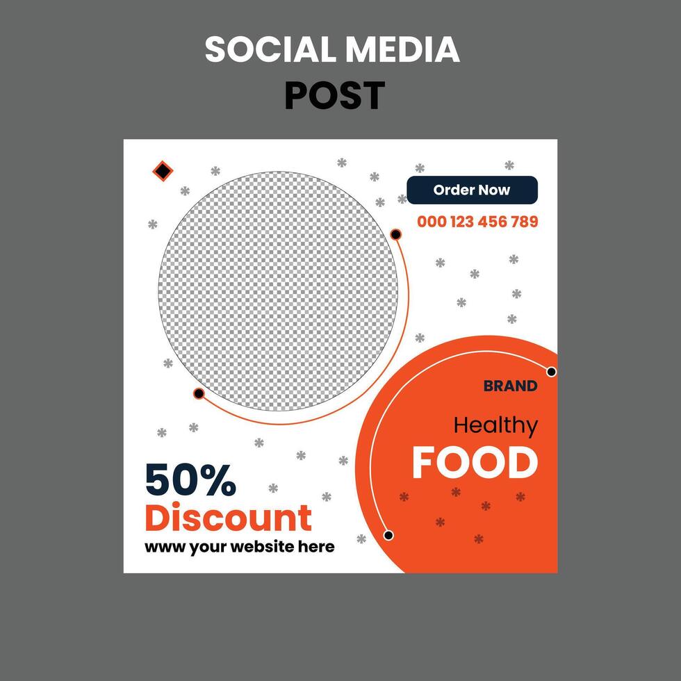 social media post vector