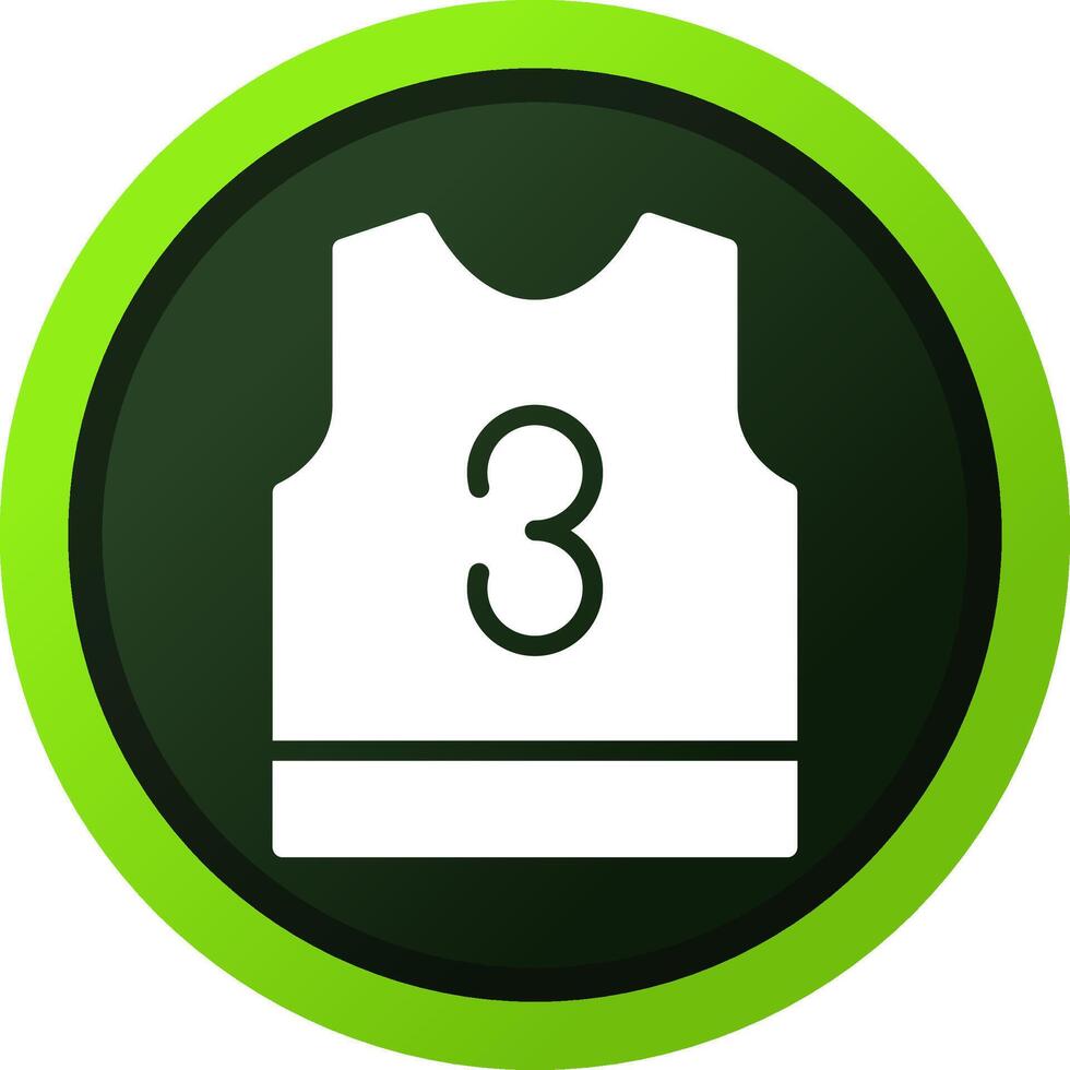 Basketball Jersey Creative Icon Design vector